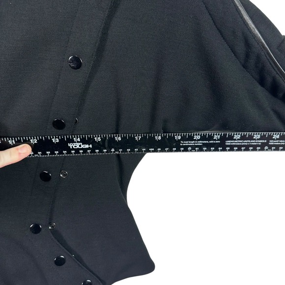 VTG Jimmy Gamba Avant-Garde Black Wool Military Jacket | Made in USA | Size 4 XS - Picture 8 of 16